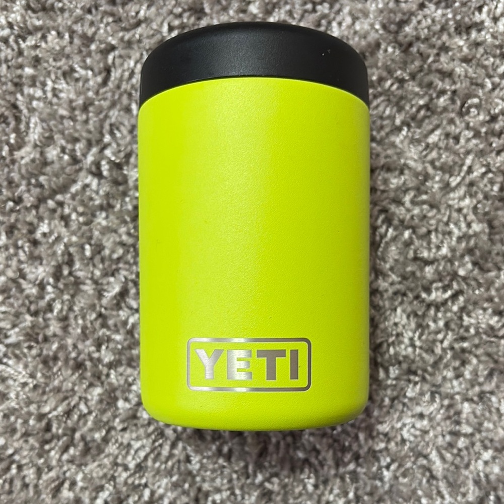 YETI Lime Green Rambler Colster